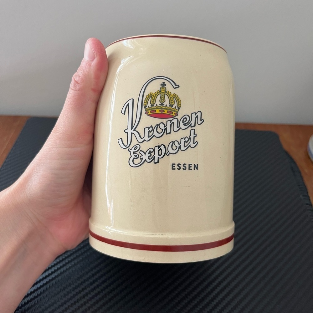 Kronen Export Antique Made In Germany Beer Stein .5L